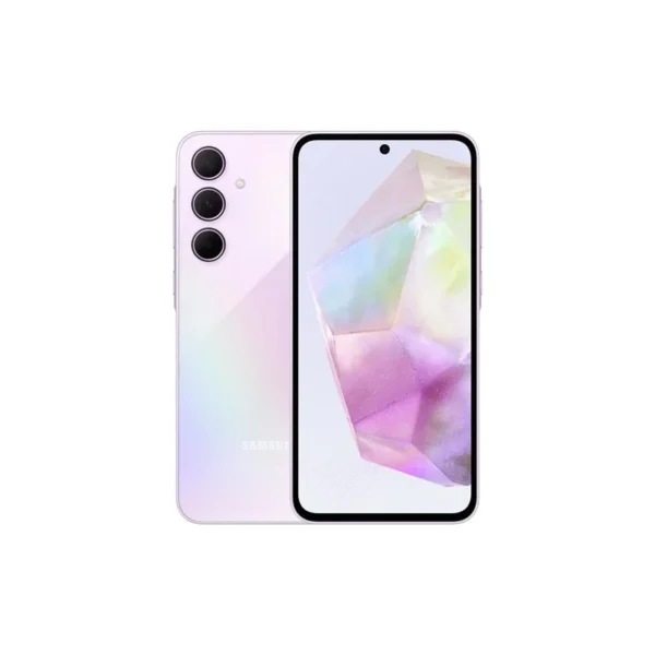 Samsung Galaxy A55 5G smartphone front and back view