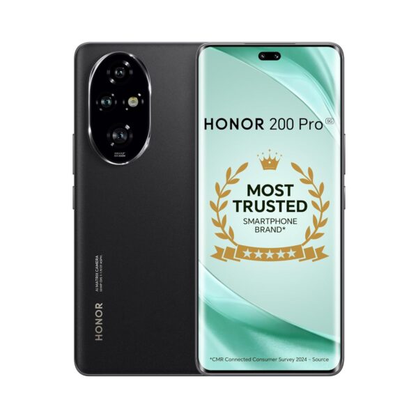 Honor 200 Pro smartphone front and back view
