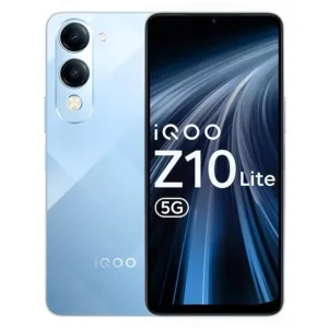 iqoo-z10-lite-titanium-blue-official-image iQOO Z10 Lite front display view