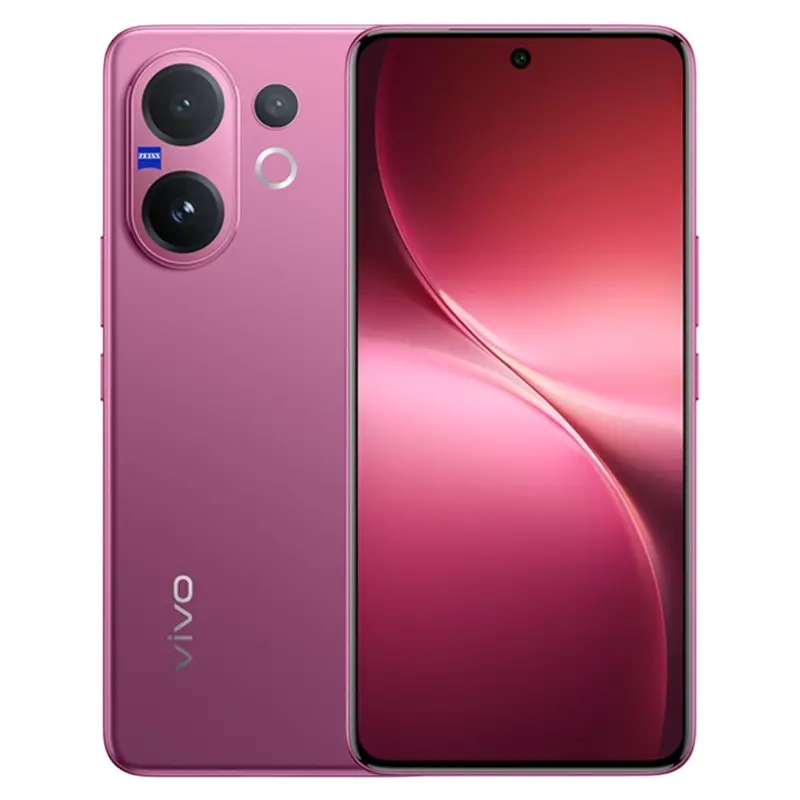 Vivo V60 Mist Grey rear view triple camera setup