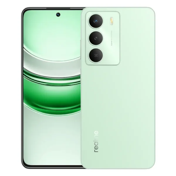 realme-14x-peridot-green-official-image Realme 14X Crystal Blue in hand – Gazi Electronics